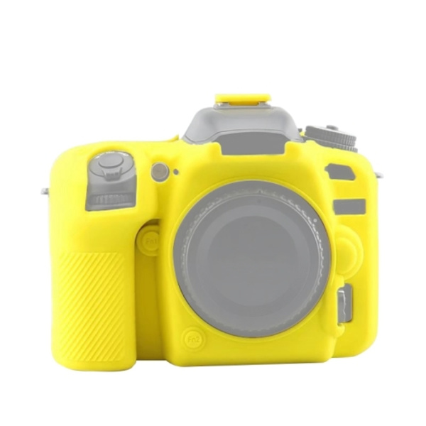 Mjukt silikonfodral för Nikon D7500 Gul