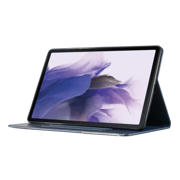 Samsung Galaxy Tab S7 FE/S7+/S8+ Prismatisk läderfodral Blå