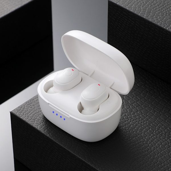T&G TG911 Bluetooth V5.1 Sport Vattentät Mini Touch-Control Brusreducerande Hörlurar Vit