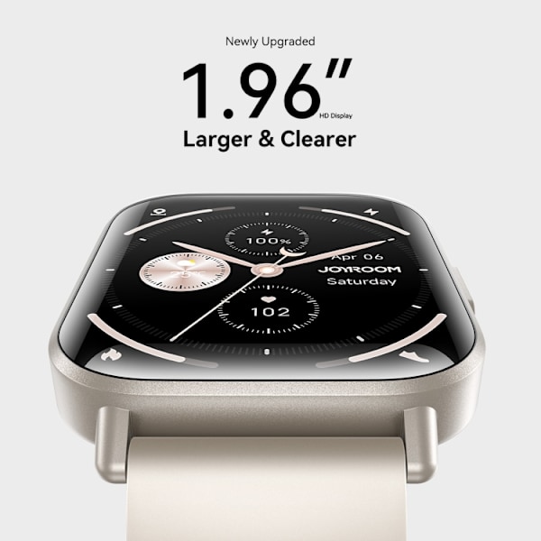 JOYROOM Fit-life Series JR-FT3S 1,96 tums Bluetooth-samtal Smart Watch Stödjer Sömnövervakning Titan