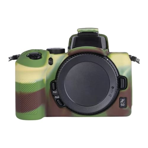 Mjukt silikonfodral för Nikon Z50 Kamouflage