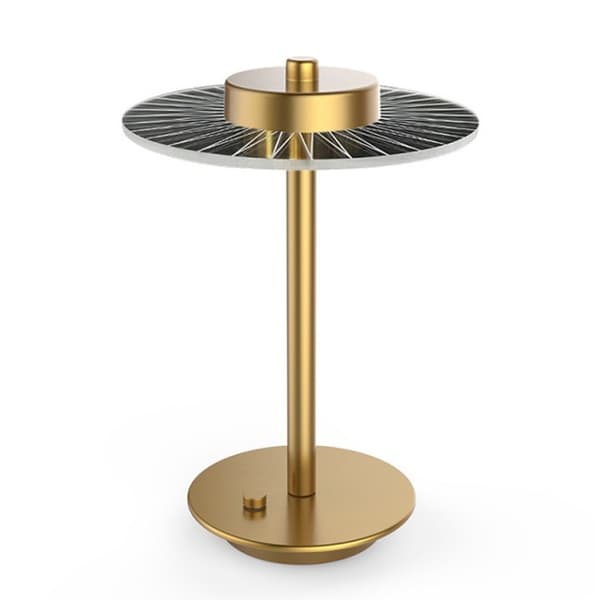 Touch Section Metall LED Bordslampa Sovrum Matsal Dekorativ (Ränder)