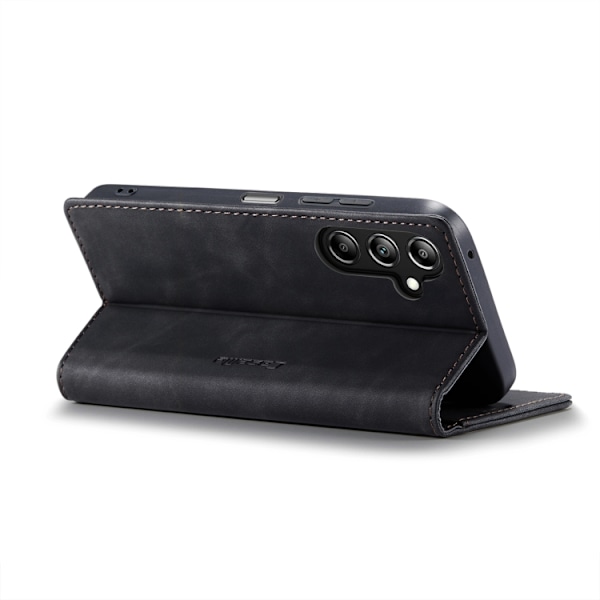 Samsung Galaxy A16 5G Skal CaseMe 013 Multifunktionell Horisontell Flip Läder Svart