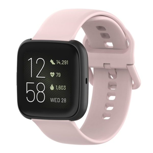 23 mm färgspänne watch för Fitbit Versa 2 / Versa / Versa Lite / Blaze Pink L