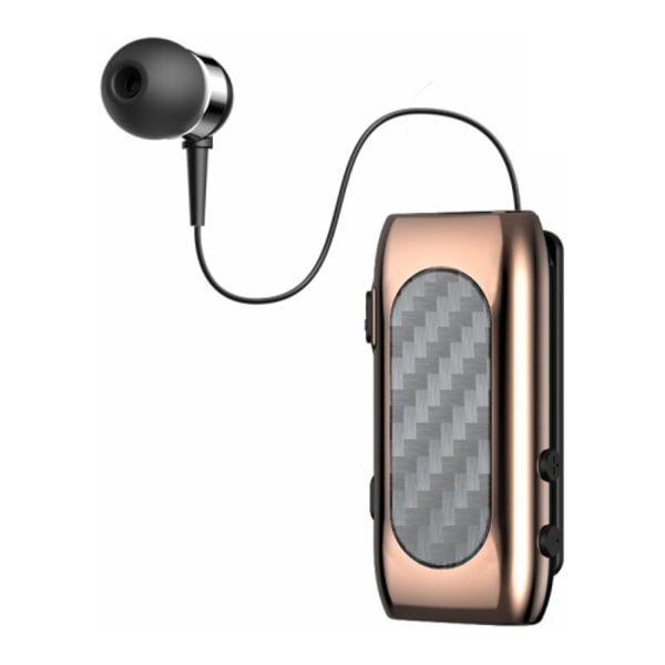 K56 Lavalier brusreducering kolfiberlödd Bluetooth-hörlurar Guld