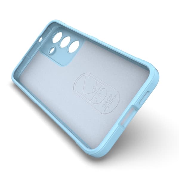 Samsung Galaxy S25+ 5G Skal Magic Shield TPU + Flanell Grå