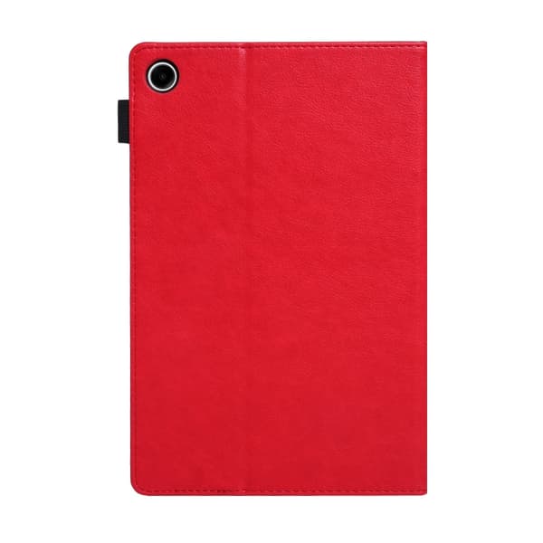 Samsung Galaxy Tab A9 / A11 Läderfodral Röd