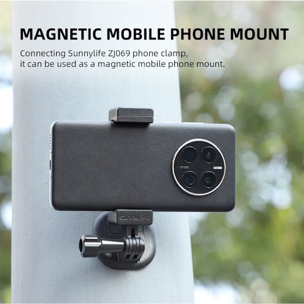 Sunnylife ZJ554 Magnetisk Bärbar Nacke Telefon Action Kamera Hållare