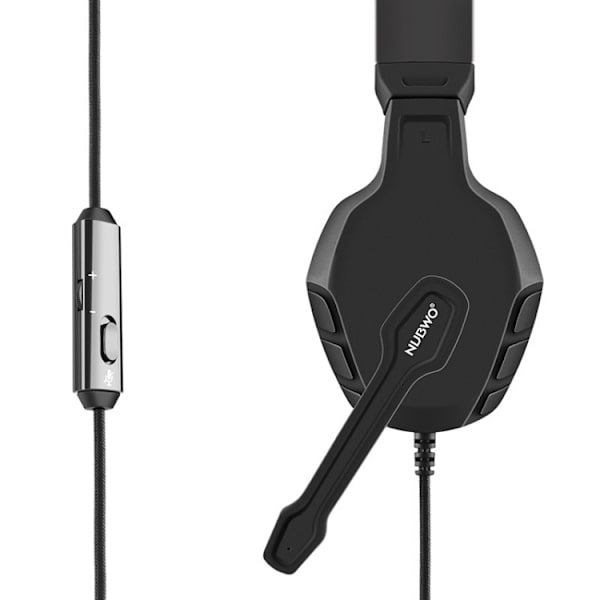 NUBWO U3 Datorspel Hörlurar med Subwoofer Svart röd