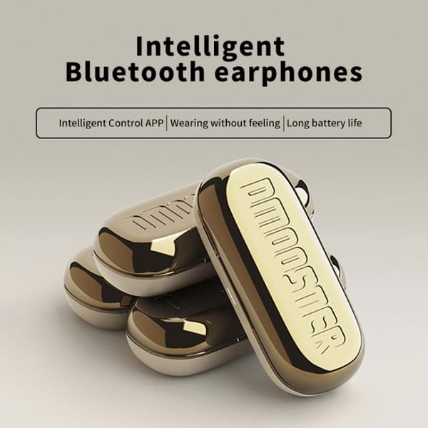 D MOOSTER D55 OWS Öronmonterade ENC Bluetooth-hörlurar Beige
