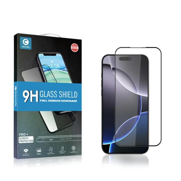 iPhone 18 Pro Max / iPhone 17 Pro Max - Mocolo 2.5D Full Glue Full Cover Härdat Glasfilm