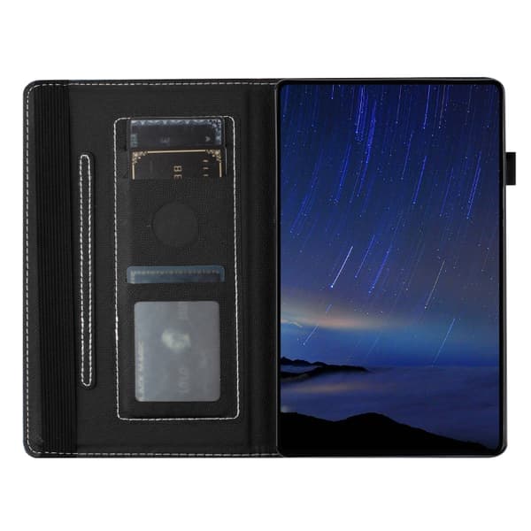 Samsung Galaxy Tab A9 / A11 Litchi Texture Leather Case Sjöstjärna