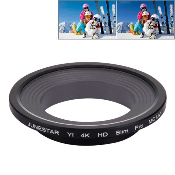 JUNESTAR för Xiaomi Xiaoyi Yi II 4K Sport Action Camera Proffesional HD Slim MCUV Lens Filter