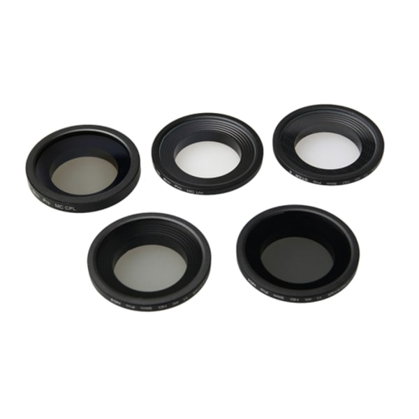 För Xiaomi Xiaoyi Yi II 4K Sport Action Camera Proffesional 34mm Linsfilter (CPL + UV + ND4+ ND2 + Star 6)