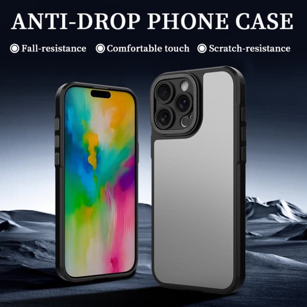 iPhone 16 Pro Skal - Bodyguard Micro Matte PC Hybrid TPU Telefonfodral Grå