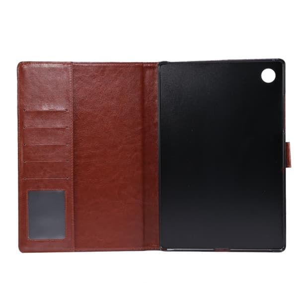Samsung Galaxy Tab A8 10.5 (2021) X200/X205 Denim Läderfodral Ljusblå