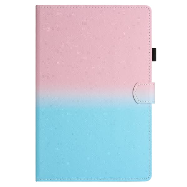 Samsung Galaxy Tab A9+ / A11+ Smart Läderfodral med Gradient Design Rosa Blå