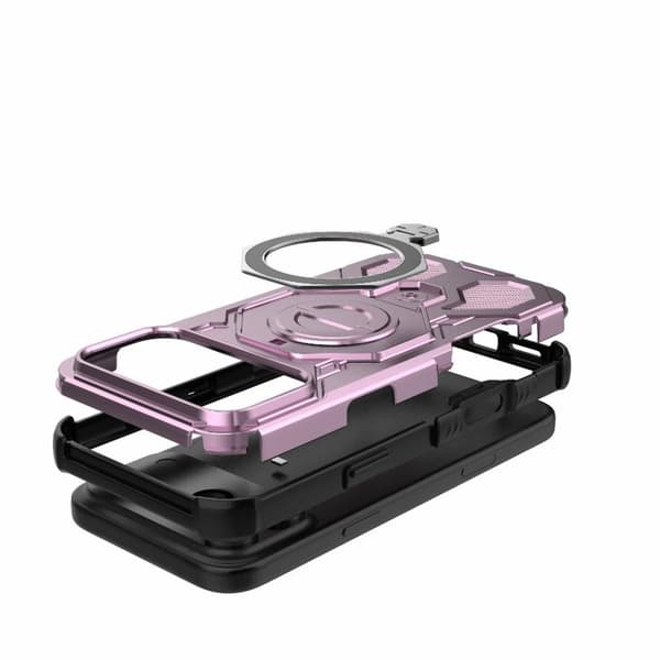 iPhone 18 Pro Max / iPhone 17 Pro Max Skal - Solid Färg med MagSafe Magnetisk TPU+PC Rosa