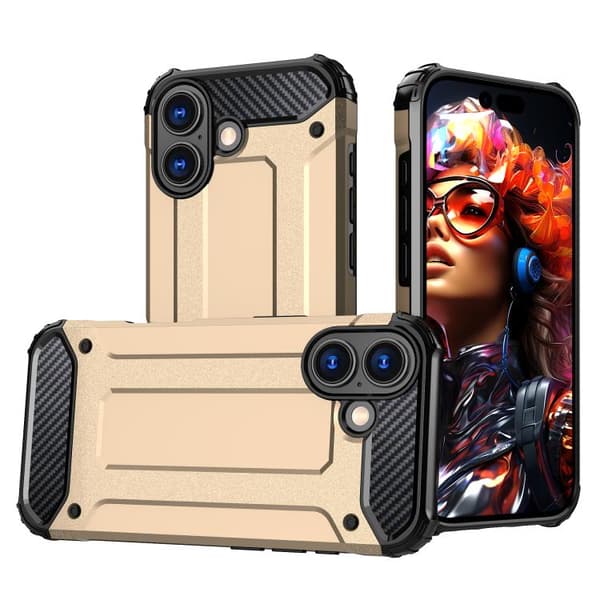 iPhone 17 Magic Armor TPU Skal Guld