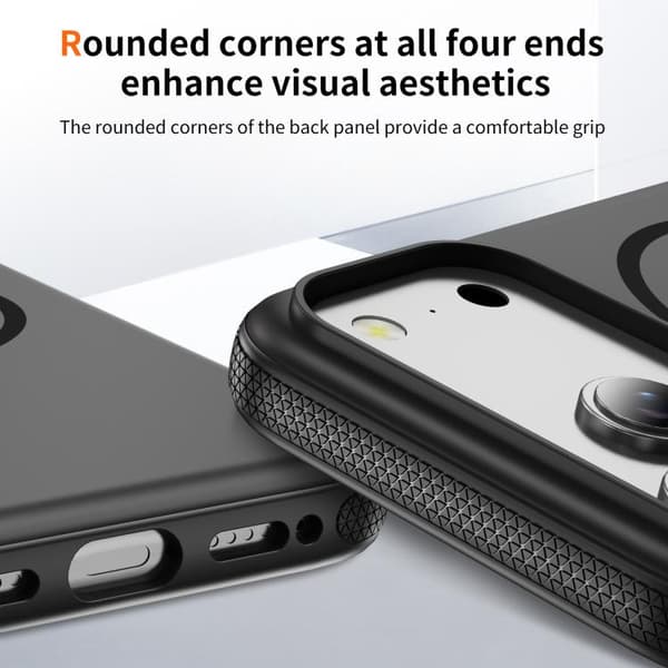 iPhone 18 Pro Max / iPhone 17 Pro Max Skal - Imitation Original Magsafe PC Hybrid TPU Svart