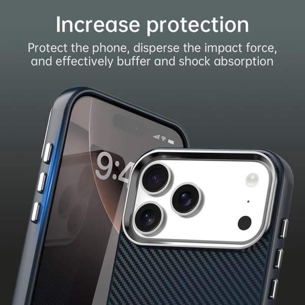 iPhone 17 Pro Carbon Fiber Series Skal Blå