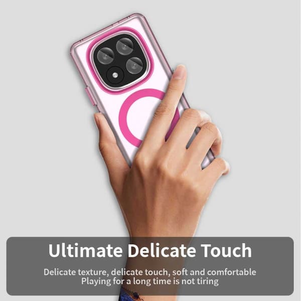 Redmi Note 14 Pro+ 5G - Candy MagSafe PC Hybrid TPU Mobilskal Röd