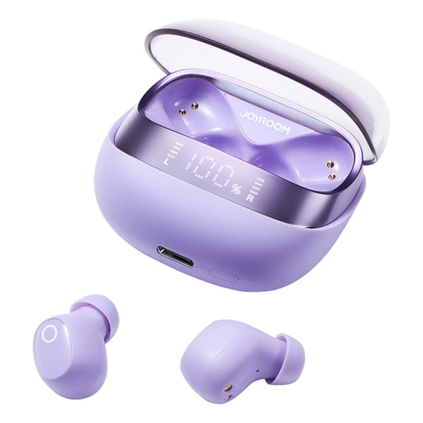 JOYROOM JR-DB2 Jdots Series True Wireless Bluetooth-hörlurar Lila