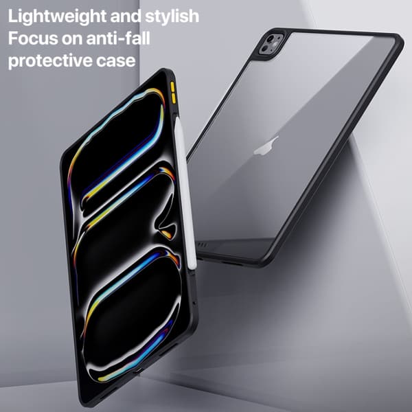 iPad Pro 11 2024 Ming Shield Series PC Hybrid TPU Skal Blå
