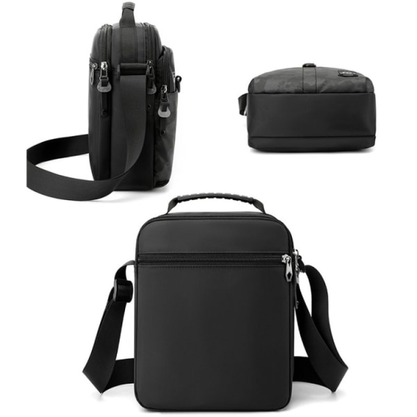 WEPOWER Herr Sport Messenger Bag Outdoor Street Casual Messenger Bag Mörkblå