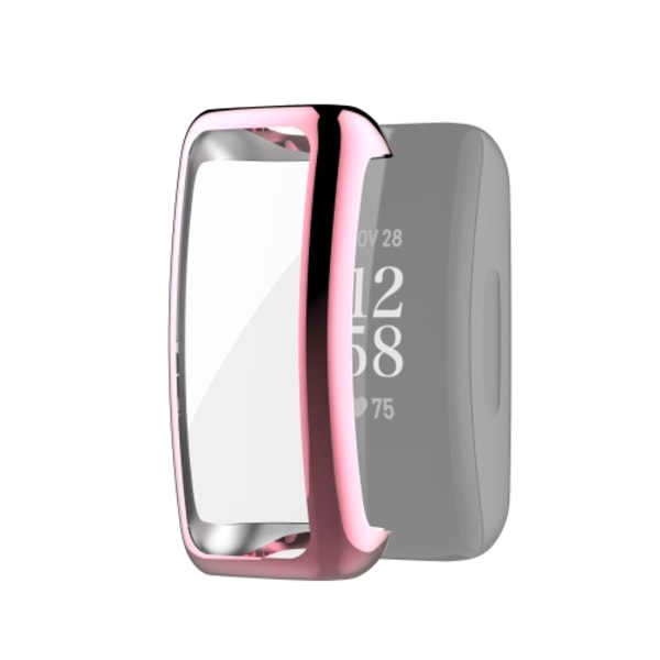 För Fitbit Inspire 2 Full Coverage TPU Case Pink