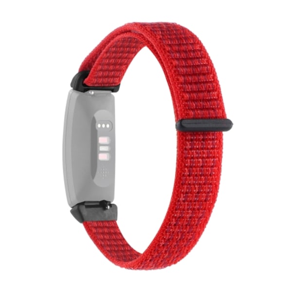 För Fitbit Inspire 2 Nylon Loop Strap Watch Band Red