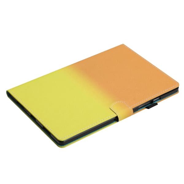 Samsung Galaxy Tab S6 Lite SM-P610 Gradient Läderfodral Orange Gul
