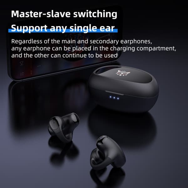 ONIKUMA T306 Trådlösa Bluetooth-hörlurar Svart