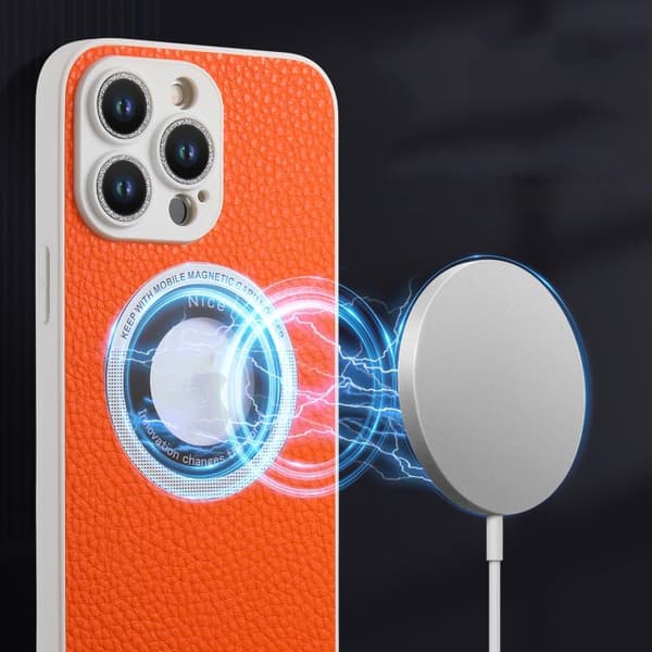 iPhone 16 Pro Max Glitter Lens MagSafe Magnetisk Skal Svart