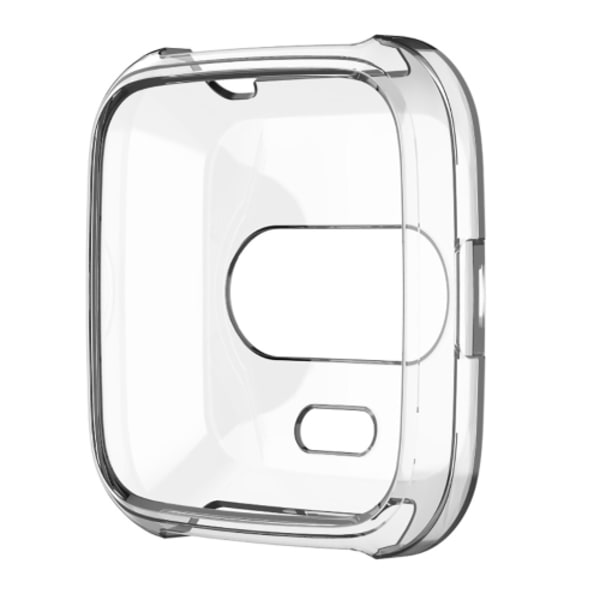 För Fitbit Versa Lite Smart Watch Case Transparent White