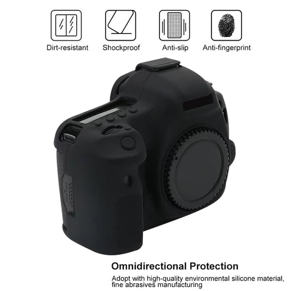 Mjukt silikonfodral för Canon EOS 5DS Gul