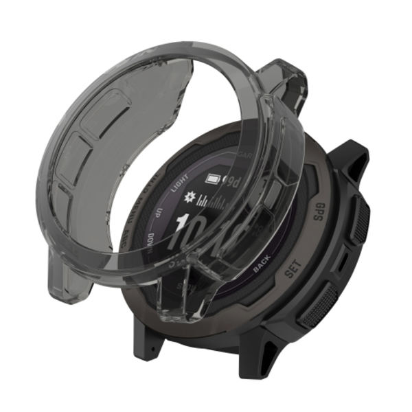 För Garmin Instinct 2 Shockproof TPU Soft Watch Case Black