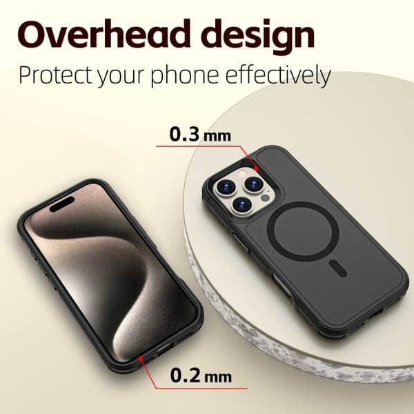 iPhone 16 Pro Max RedPepper Armor Magsafe PC Hybrid Skal
