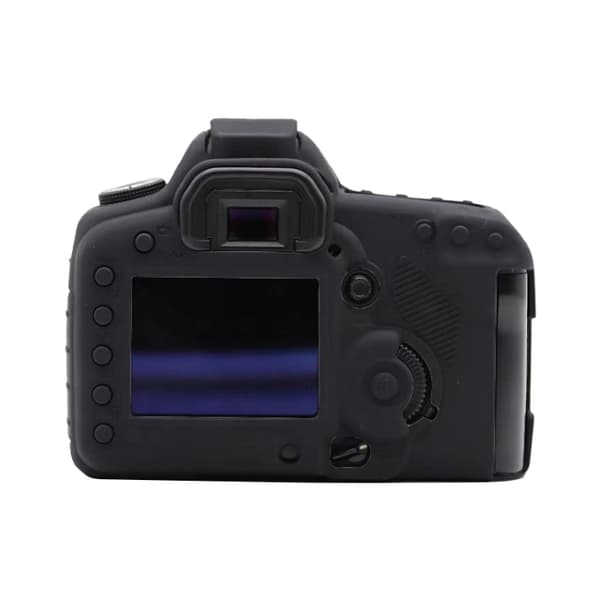 Mjukt silikonfodral för Canon EOS 5D Mark II Svart