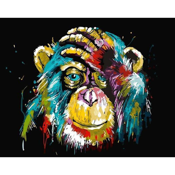 5D DIY Diamond painting - Monkey