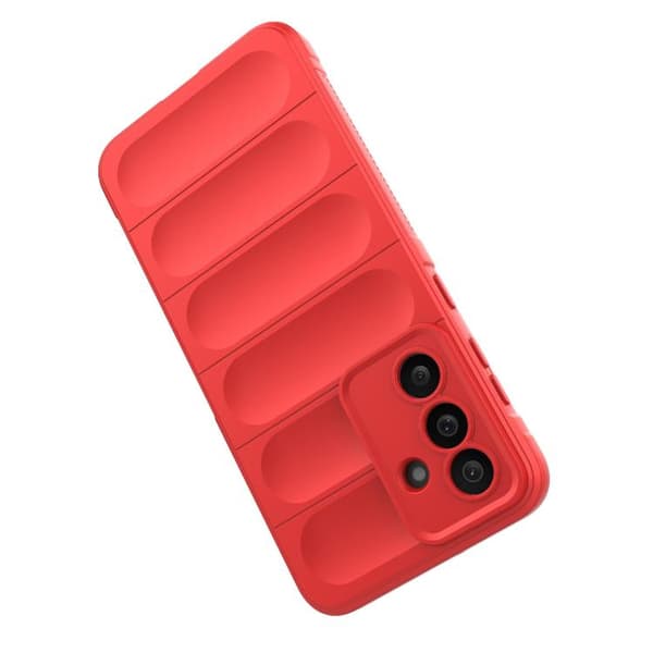 Samsung Galaxy M56 5G Skal Magic Shield TPU + Flanell Mörkgrön