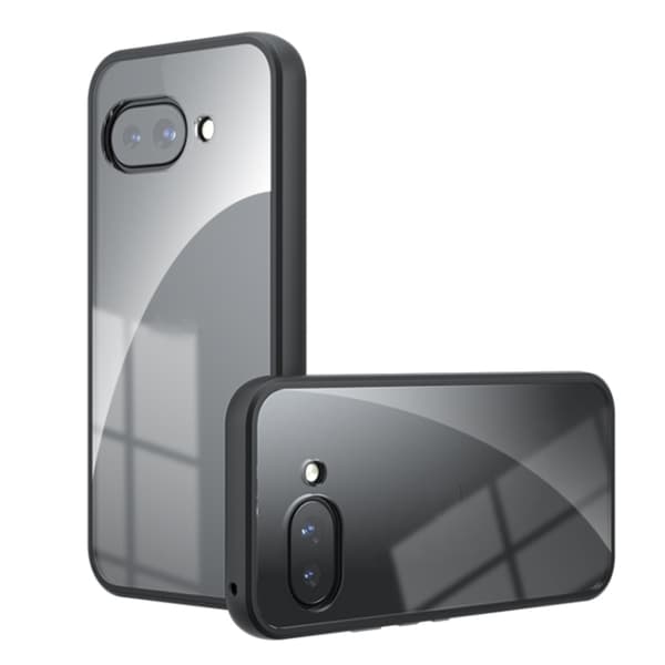 för Pixel 9a Skal - Armor Precise Hole PC Hybrid TPU Telefonfodral Transparent