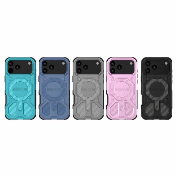 iPhone 18 Pro Max / iPhone 17 Pro Max Skal BIBERCAS Real Color Series MagSafe Stöttålig Grön