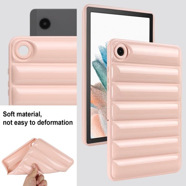 Samsung Galaxy Tab S7 T870 / S8 X700 Stötsäkert Skyddsfodral Eiderdown Kudde Rosa