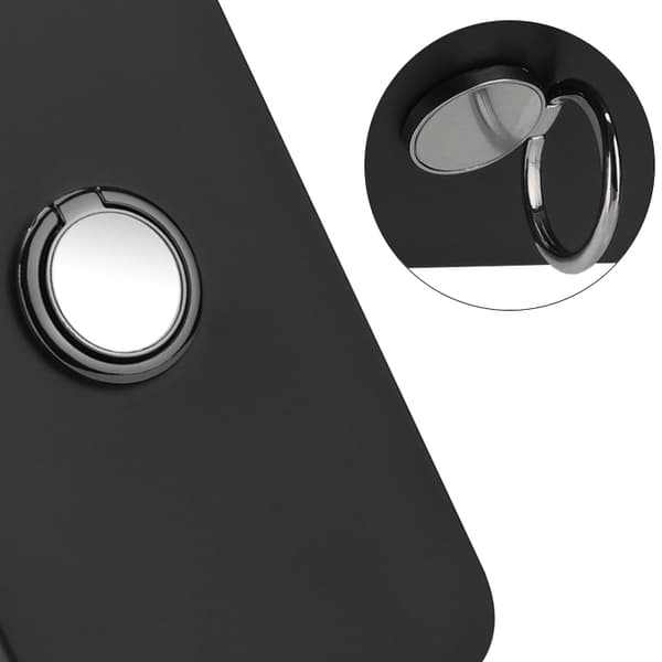 för Pixel 8a Skal med Matt Ringhållare i TPU Svart