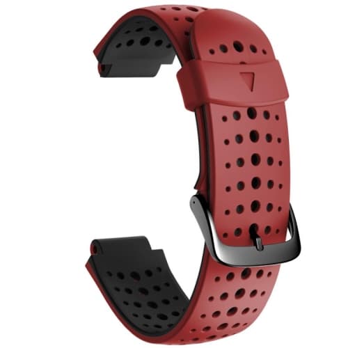 För Garmin Forerunner 220 Tvåfärgs watch Red Black