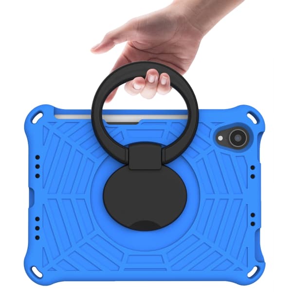 iPad mini 2024 / mini 6 Spider King Silikon Skal - Skyddande Tablet Case Blå