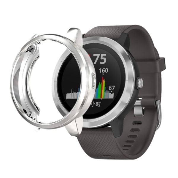 För Garmin Vivoactive 3 TPU case Silver