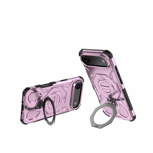 iPhone 17 Air Skal - Solid Färg med MagSafe Magnetisk TPU+PC Rosa