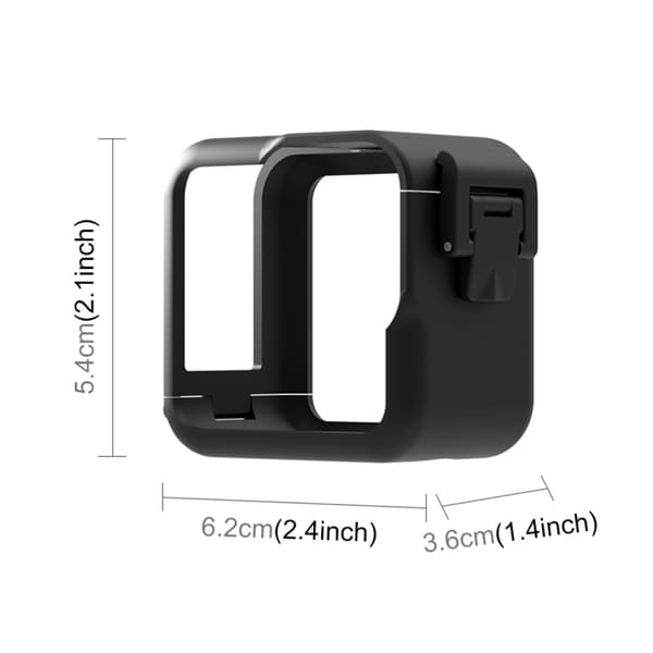 För GoPro Hero11 Black Mini PC Plast Ram med Spänne Basfäste & Skruv